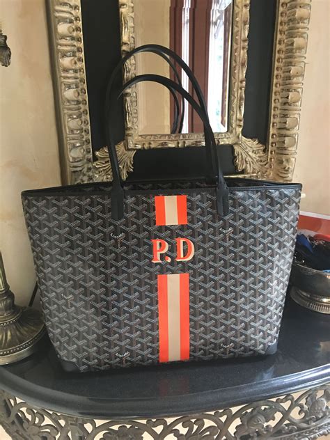 goyard bag with initials|Goyard online personalization.